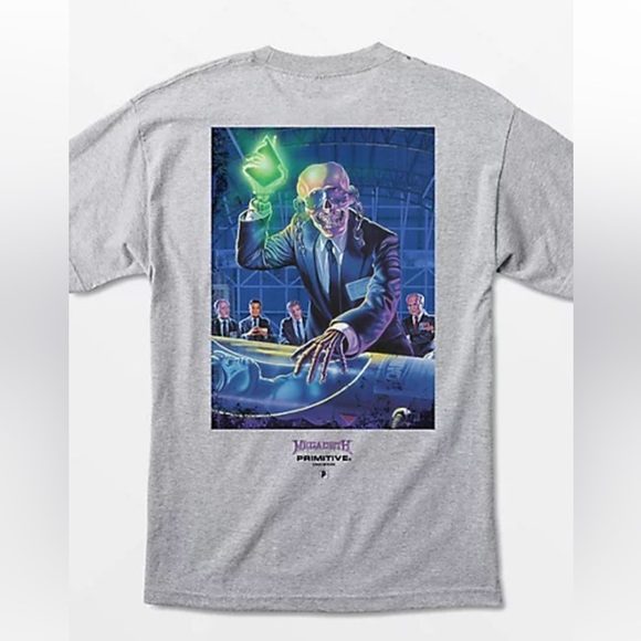 Primitive Other - Primitive X Megadeth Hanger Grey T-Shirt